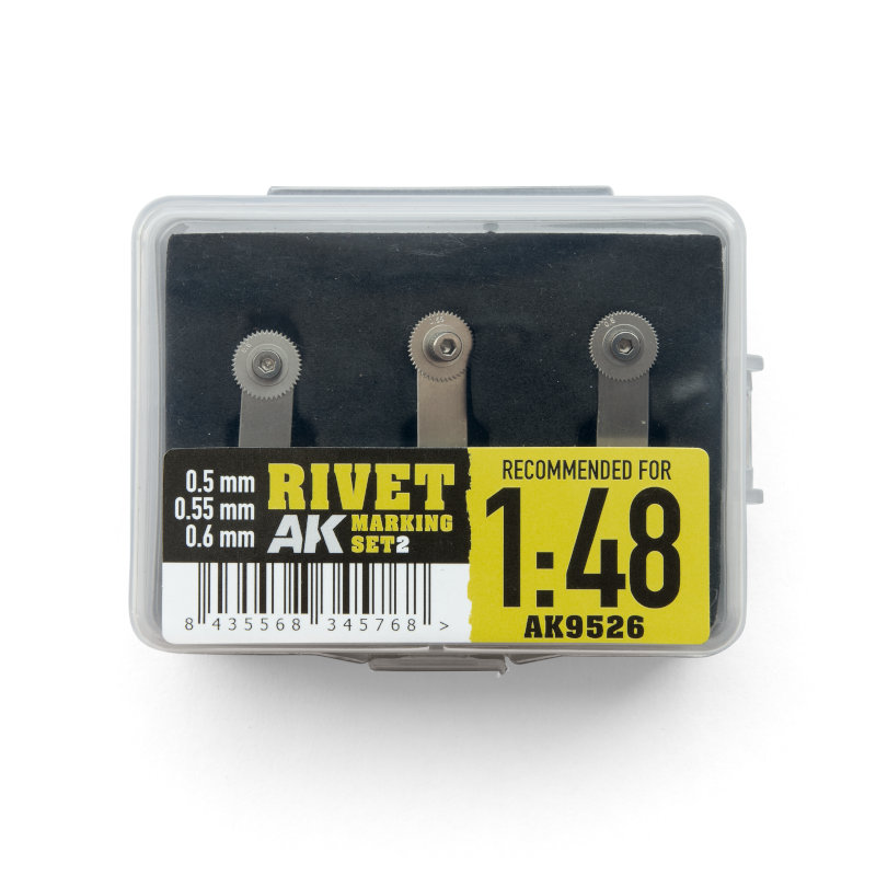 AK Interactive Rivet Marking Set 2 (Recommended for 1/48)