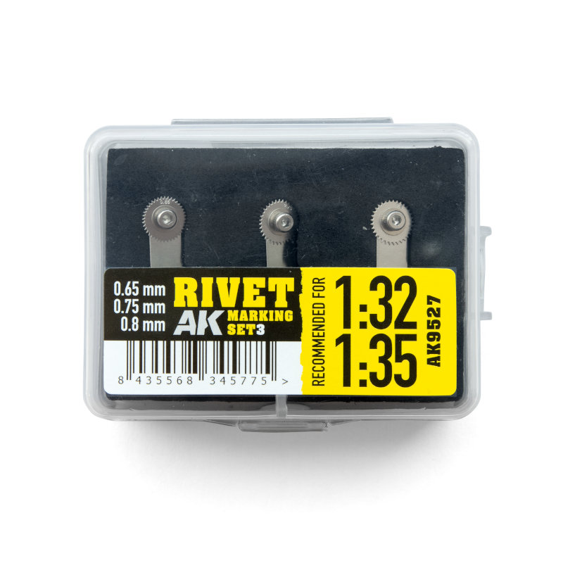 AK Interactive Rivet Marking Set 3 (Recommended for 1/32-1/35)