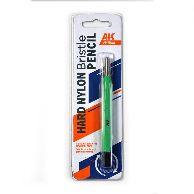 AK Interactive Hard Nylon Bristle Pencil