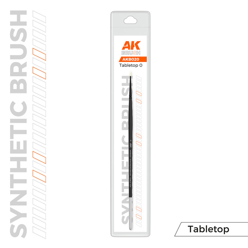 AK Interactive Tabletop Brushes - Synthetic Brush Tabletop 0