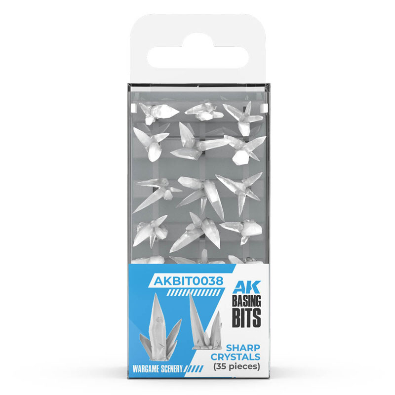AK Interactive Basing Bits Sharp Crystals