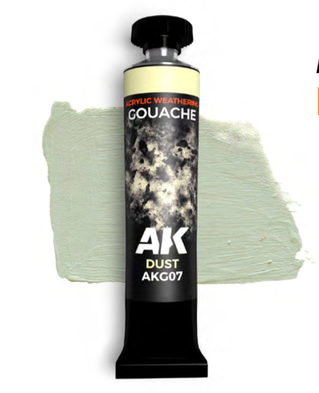 AK Gouache: Dust Weathering Paint 20ml Tube