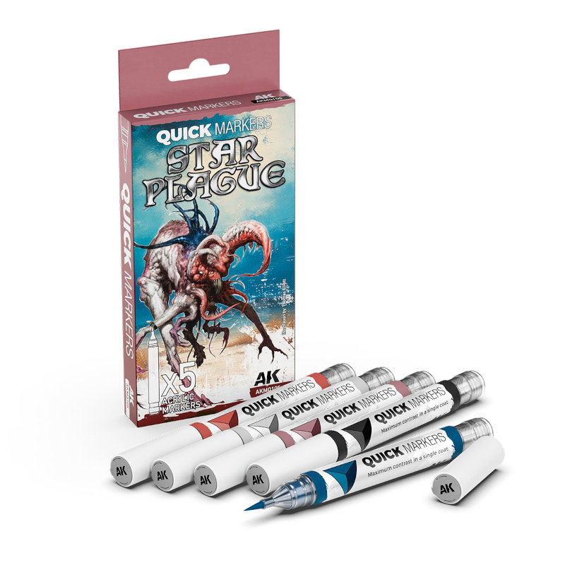 AK Interactive Quick Markers Star Plague Set