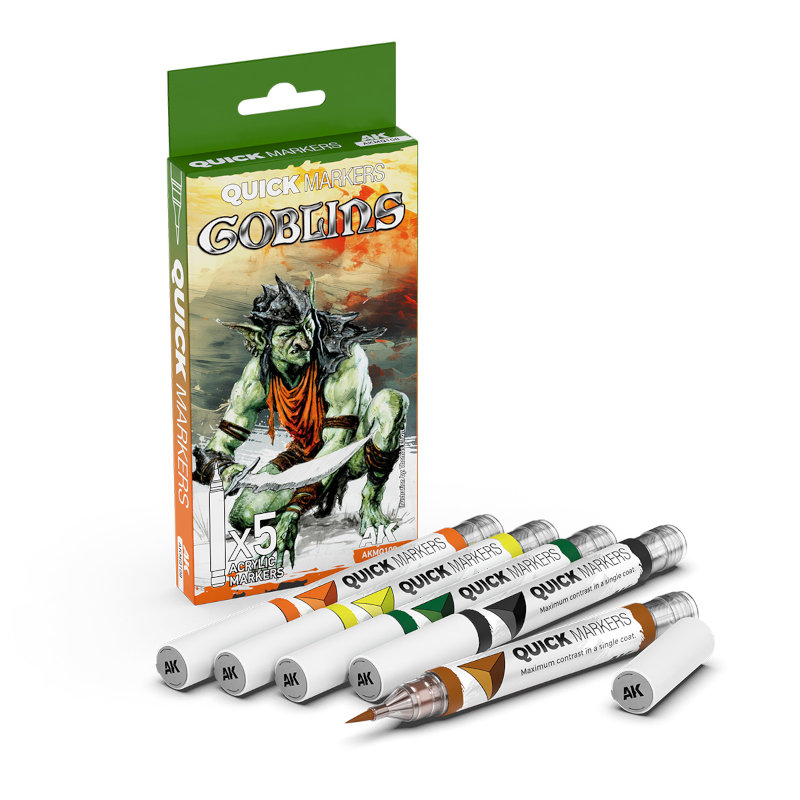 AK Interactive Quick Markers Goblins Set
