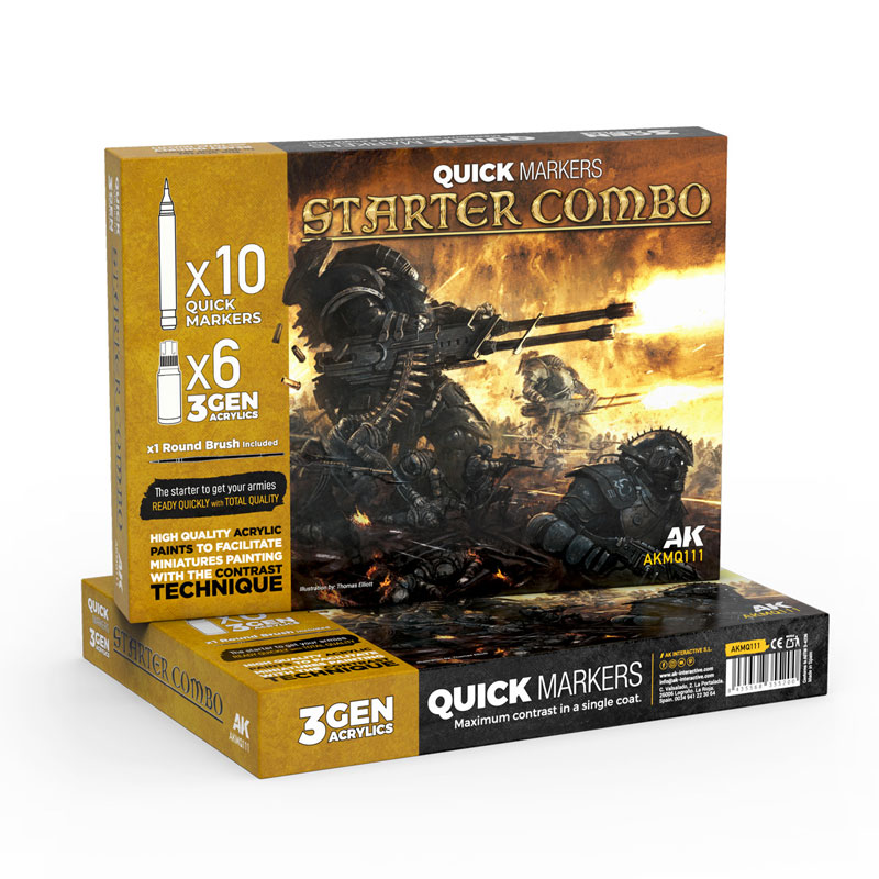 AK Interactive Quick Markers Starter Combo