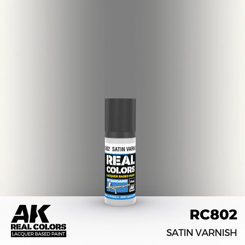 Real Colors Standard: Satin Varnish Acrylic Lacquer Paint