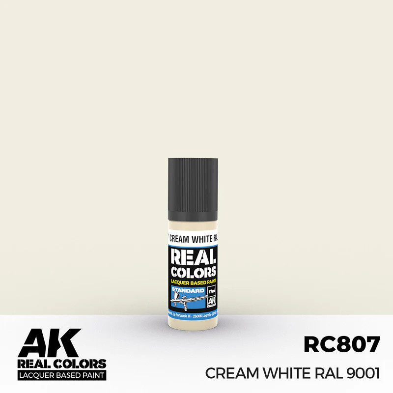 Real Colors Standard: Cream White Acrylic Lacquer Paint