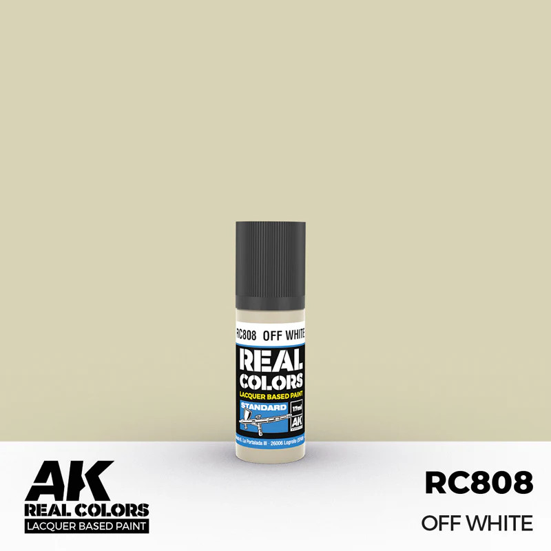 Real Colors Standard: Off White Acrylic Lacquer Paint