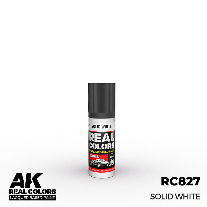 Real Colors Civil: Solid White Acrylic Lacquer Paint