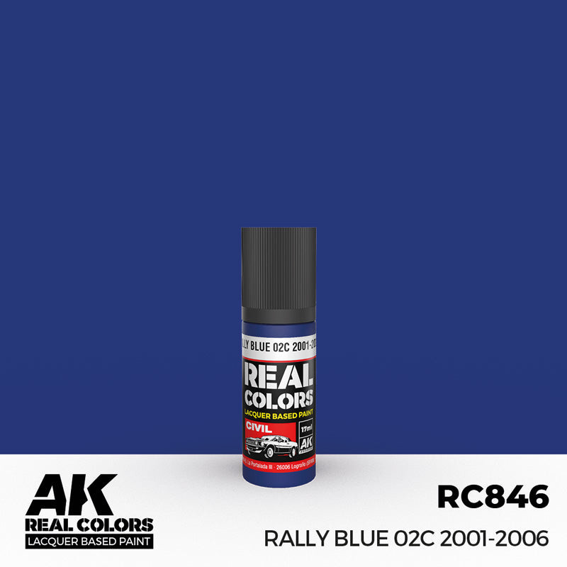 Real Colors Civil: World Rally Blue 2001-06 Acrylic Lacquer Paint