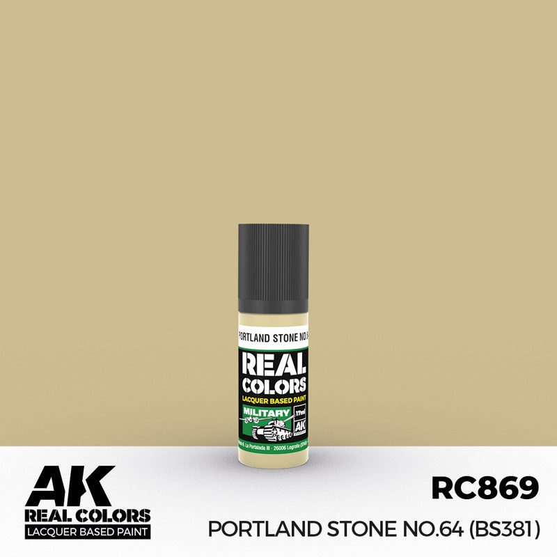 Real Colors Military: Portland Stone No.64 Acrylic Lacquer Paint