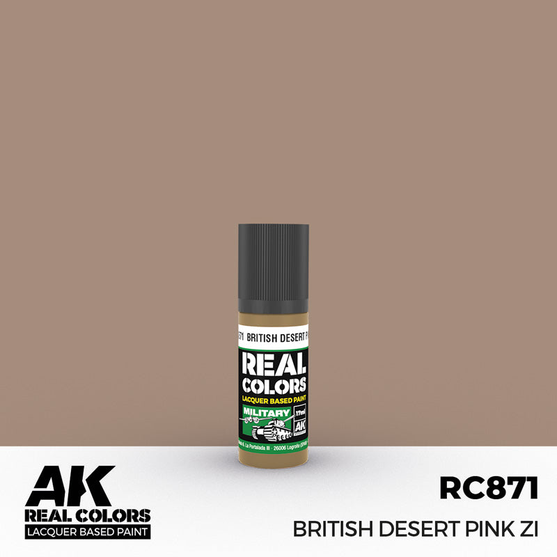 Real Colors Military: British Desert Pink ZI Acrylic Lacquer Paint