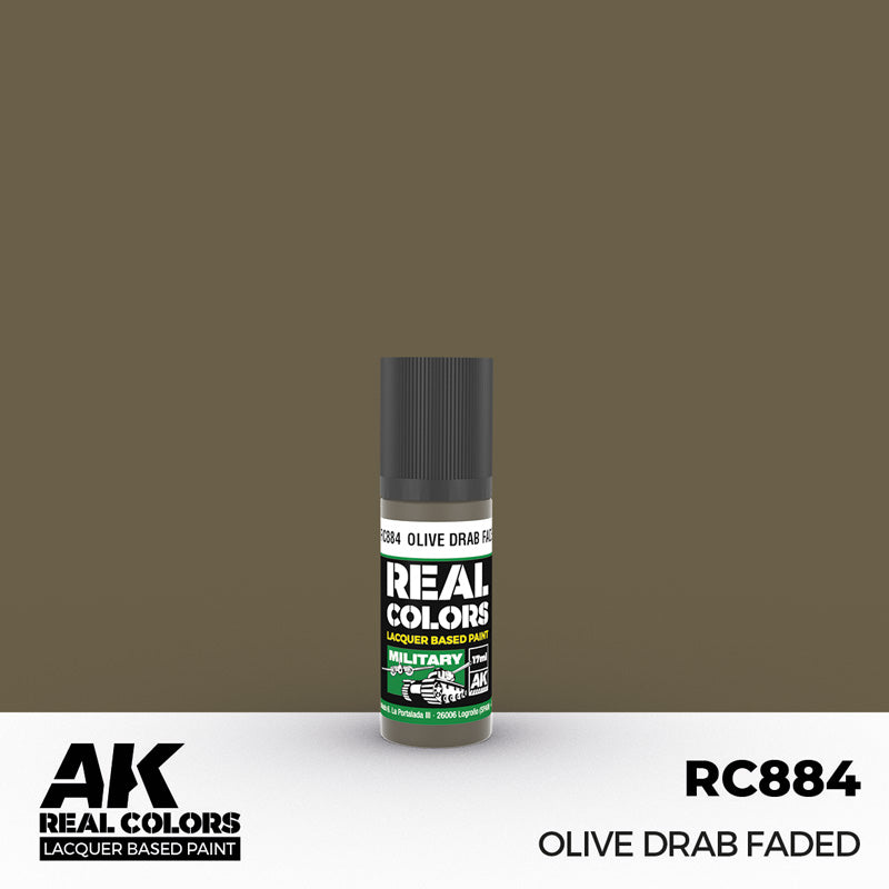 Real Colors Military: Olive Drab Faded Acrylic Lacquer Paint