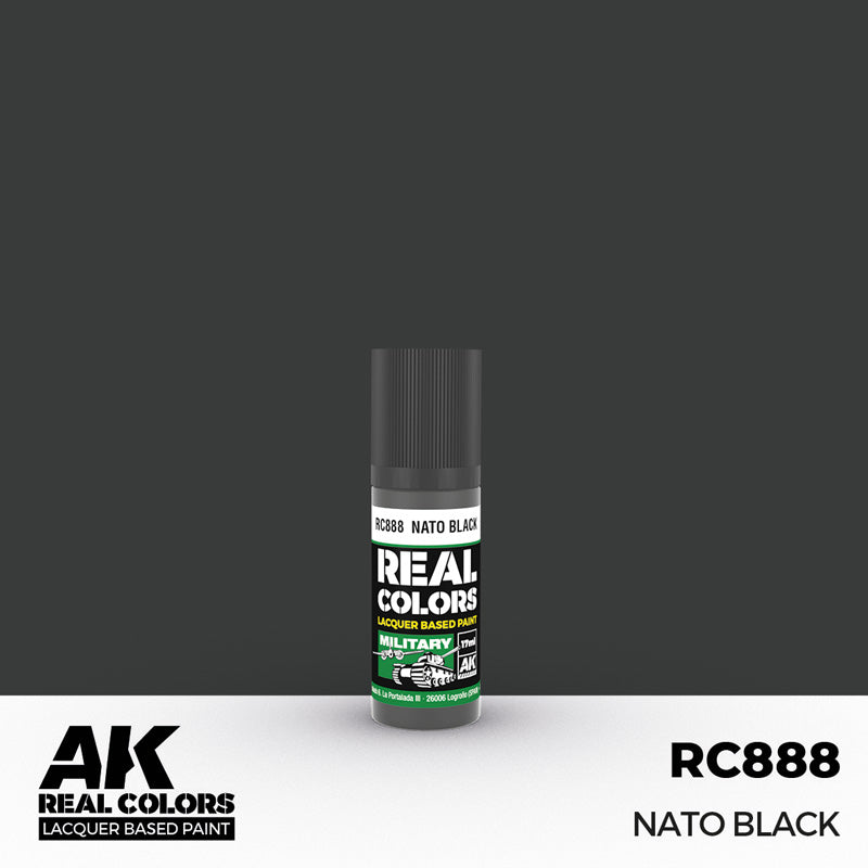 Real Colors Military: NATO Black Acrylic Lacquer Paint