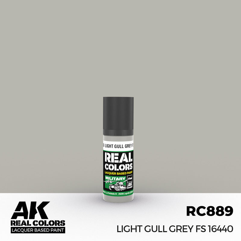 Real Colors Military: Light Gull Grey Acrylic Lacquer Paint