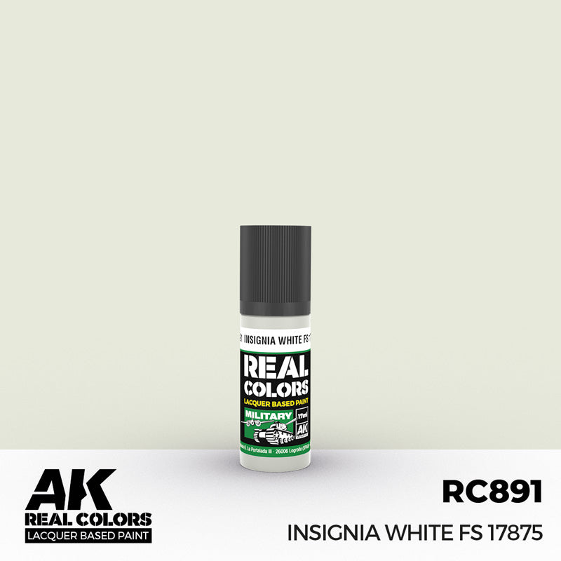 Real Colors Military: Insignia White Acrylic Lacquer Paint