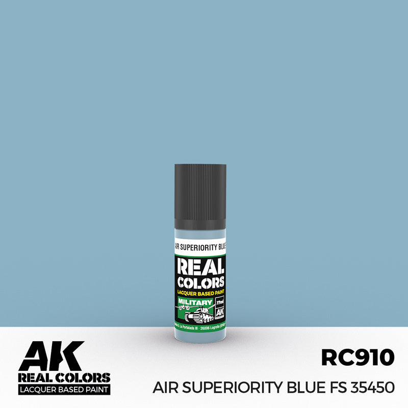 Real Colors Military: Air Superiority Blue Acrylic Lacquer Paint