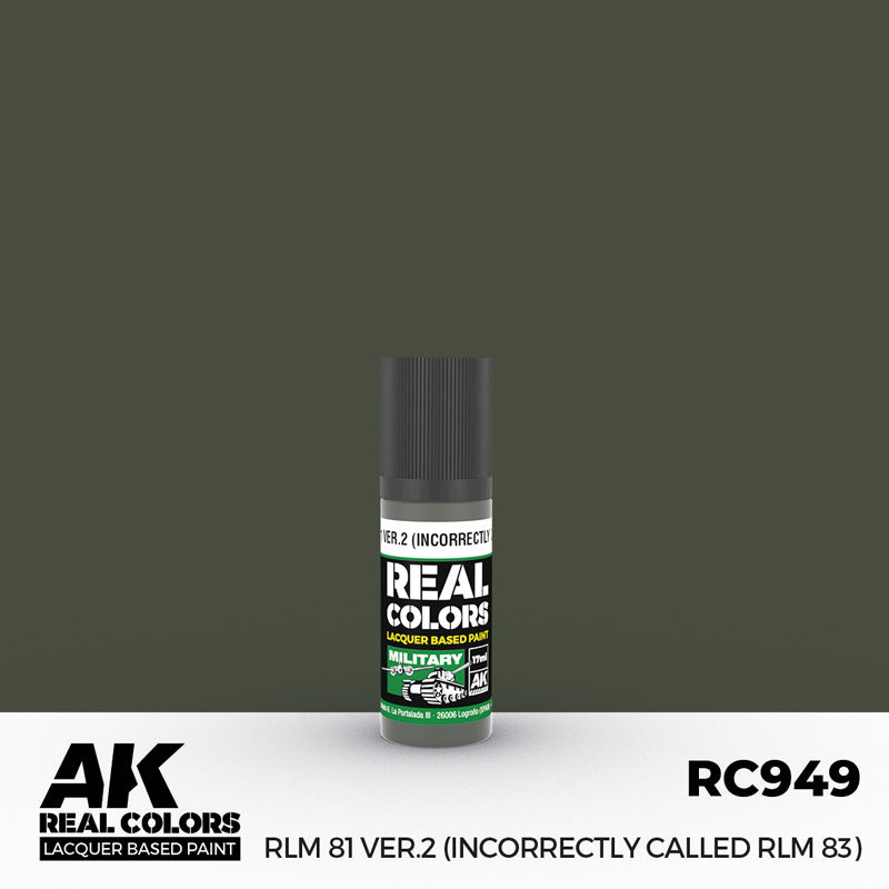 Real Colors Military: RLM81 Version 2 Brown Acrylic Lacquer Paint