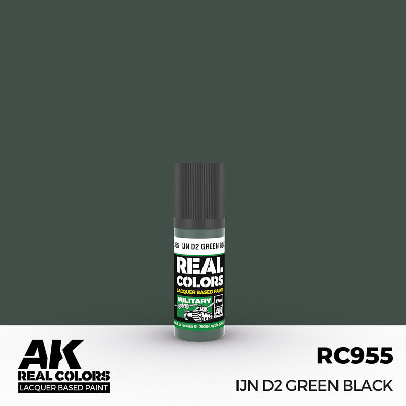 Real Colors Military: IJN D2 Green Black Acrylic Lacquer Paint