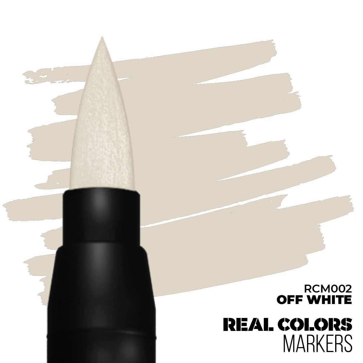 Real Colors Acrylic Paint Markers Off White