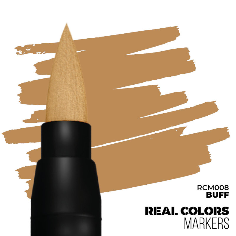 Real Colors Acrylic Paint Markers Buff