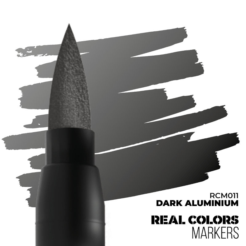 Real Colors Acrylic Paint Markers Dark Aluminum