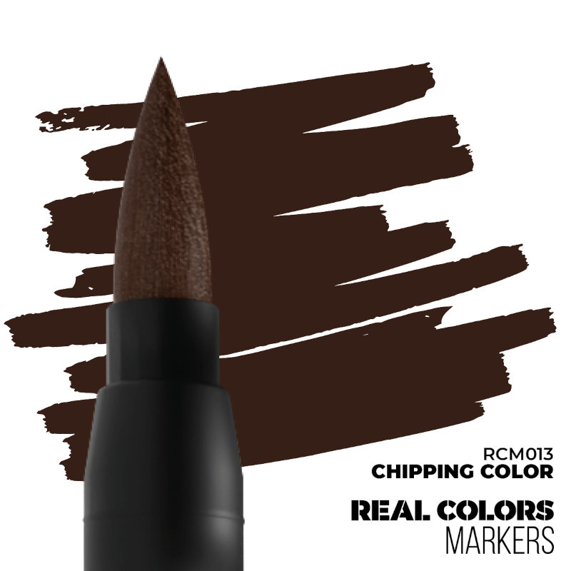 Real Colors Acrylic Paint Markers Chipping Color