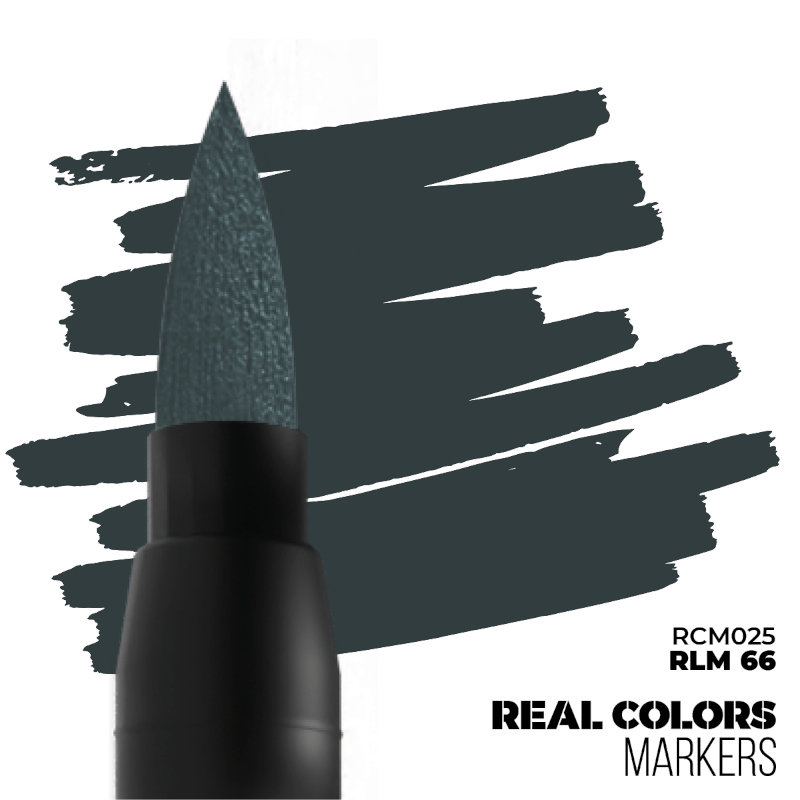 Real Colors Acrylic Paint Markers Dark Grey RLM66