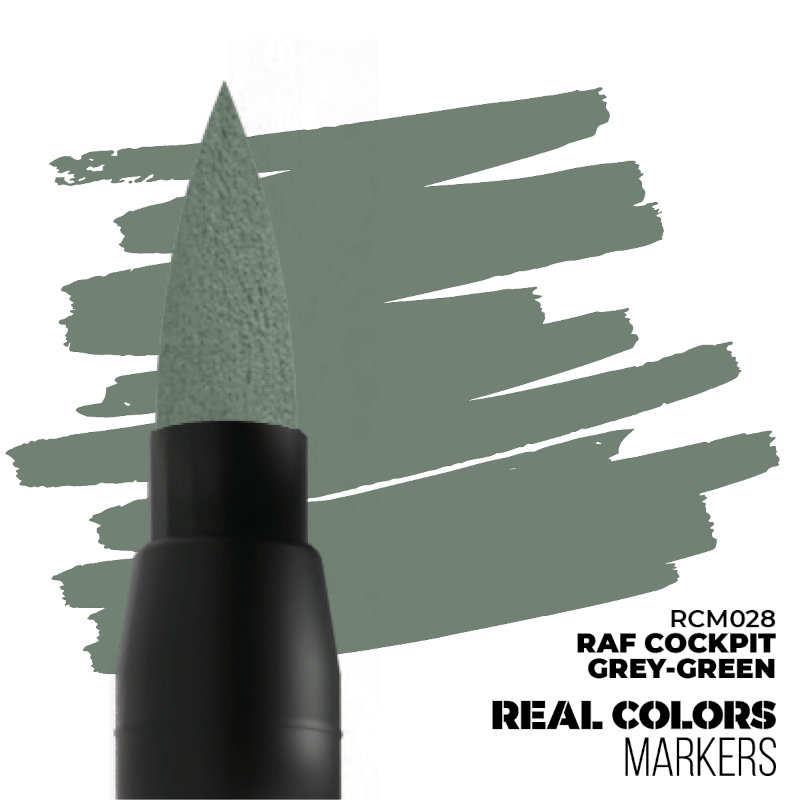 Real Colors Acrylic Paint Markers RAF Cockpit Grey-Green
