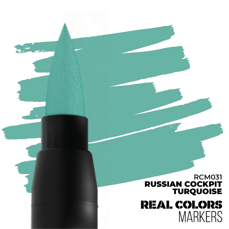 Real Colors Acrylic Paint Markers Russian Cockpit Turquoise