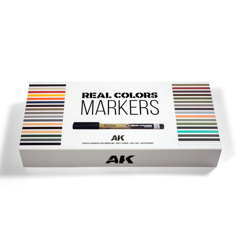 Real Colors Acrylic Paint Markers Special Box (34)