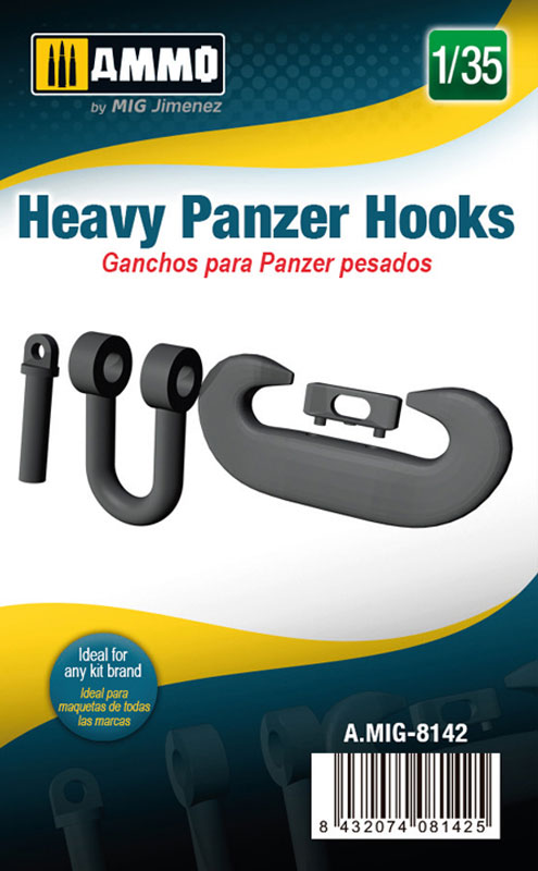 1/35 German WWII Heavy Panzer Hooks