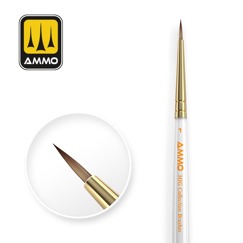 Ammo By Mig Brush Collection: Conical 01