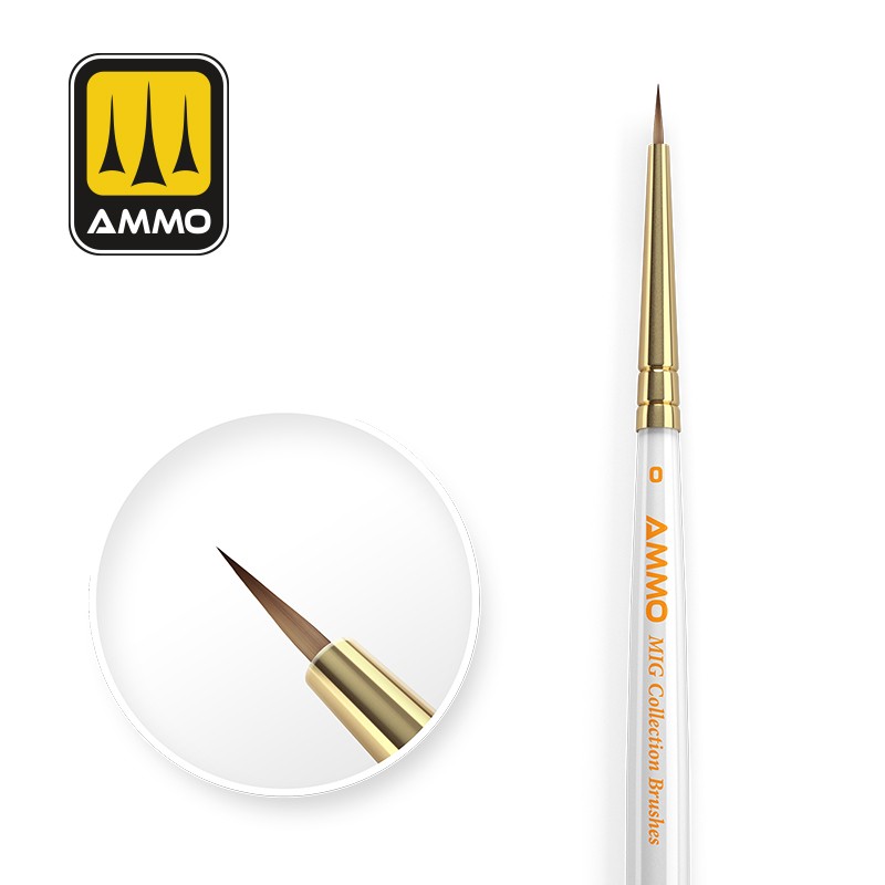 Ammo By Mig Brush Collection: Conical 00