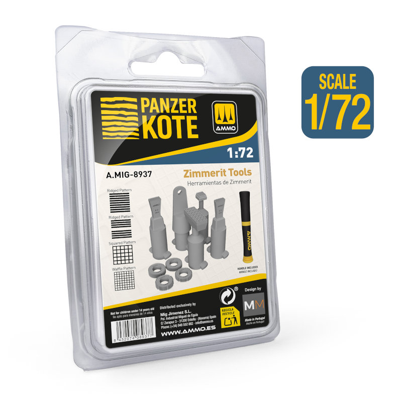 AMMO BY MIG Panzer Kote Zimmerit Tools 1:72