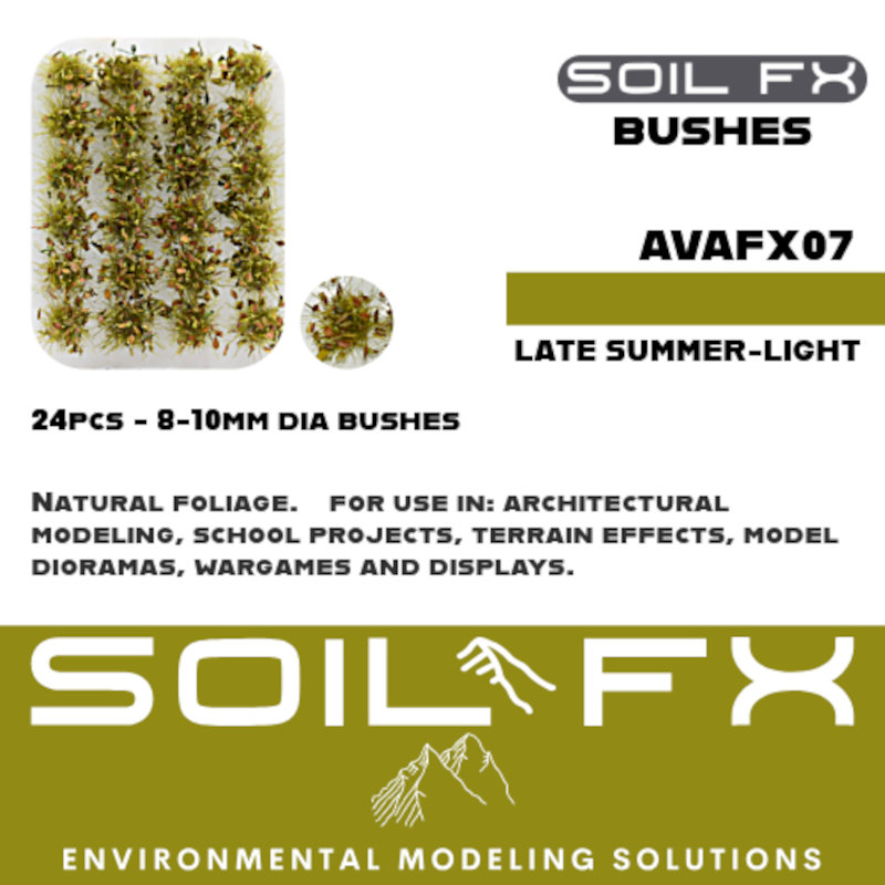 Avante Art Soil FX Bushes (Late Summer-Light)