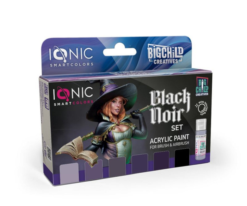 Big Child Creatives Ionic Smart Colors Black Noir Set (6 colors)