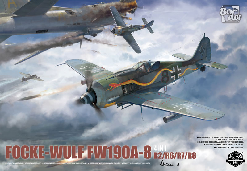 Border Model Focke-Wulf FW190A-8 R2/R6/R7/R8