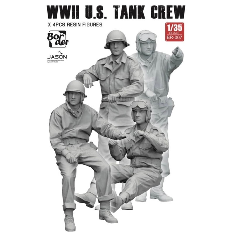 Border WWII U.S Tank Crew