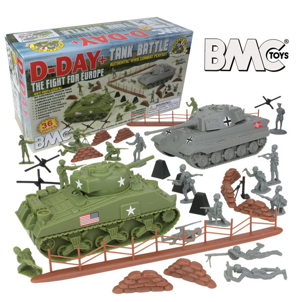 what is the name of the miniature military toy tanks sold at walmart in the 90s