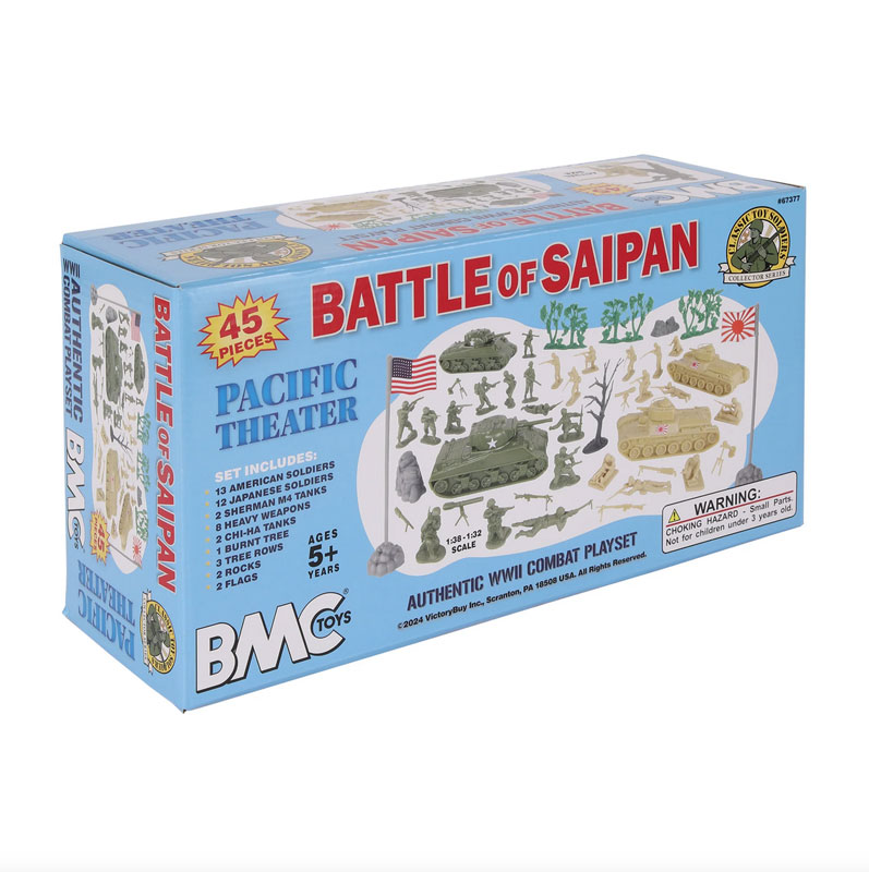 BMC CTS WW2 Battle of Saipan - Plastic Army Men 45pc Set