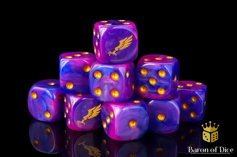 Baron of Dice Children Of Profligacy Gold Dice (25 dice)
