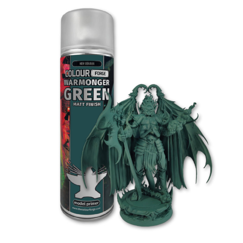 Colour Forge Warmonger Green Spray Paint 500ml
