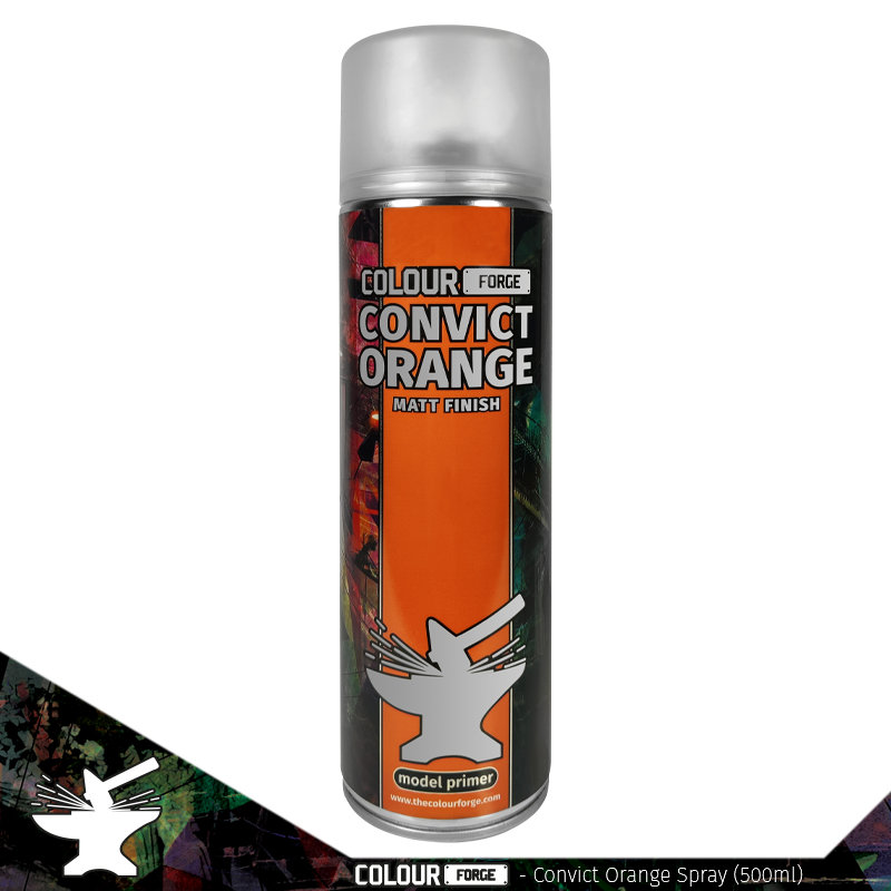 Colour Forge Convict Orange Spray Paint 500ml