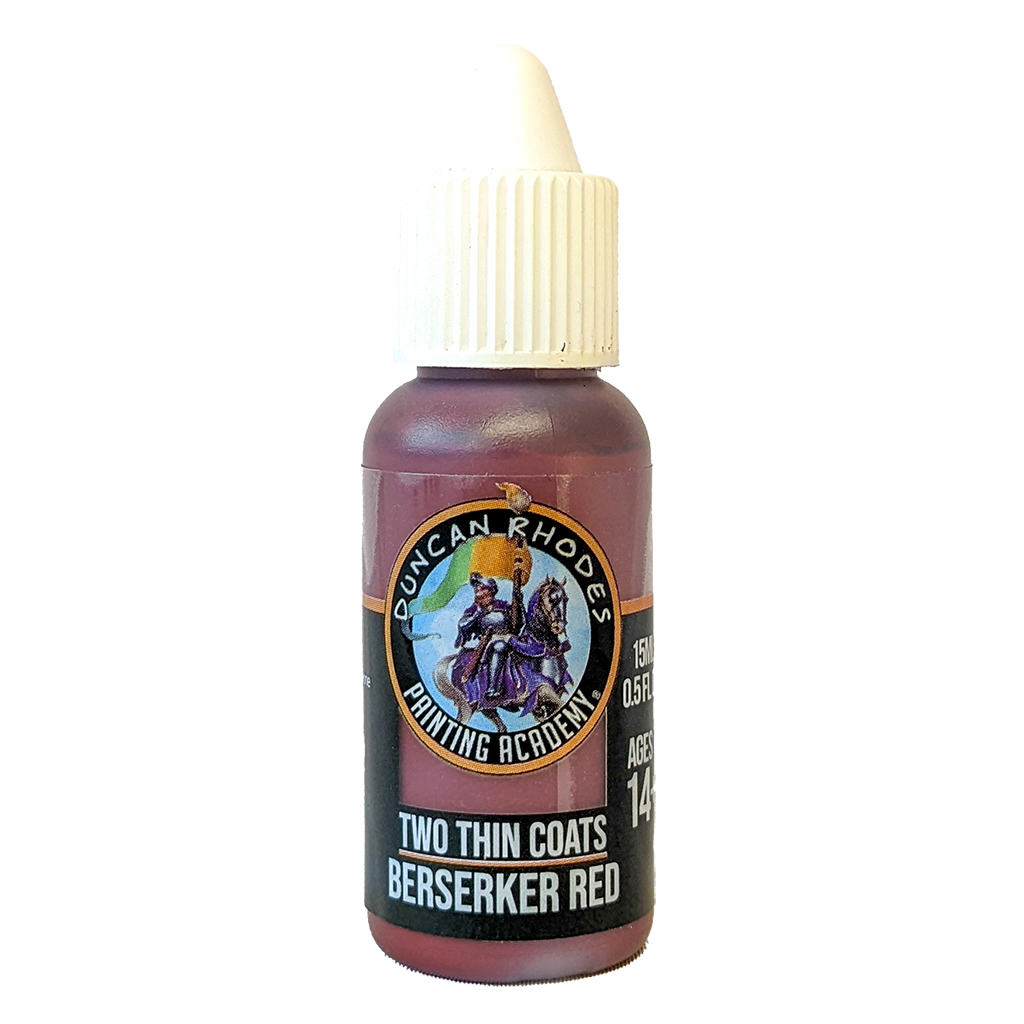 Two Thin Coats: Berserker Red 15ml bottle