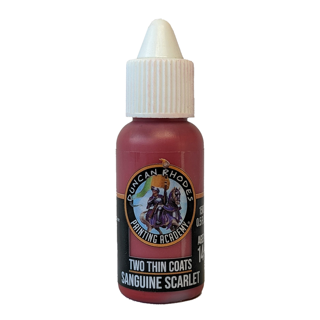 Two Thin Coats: Sanguine Scarlet 15ml bottle