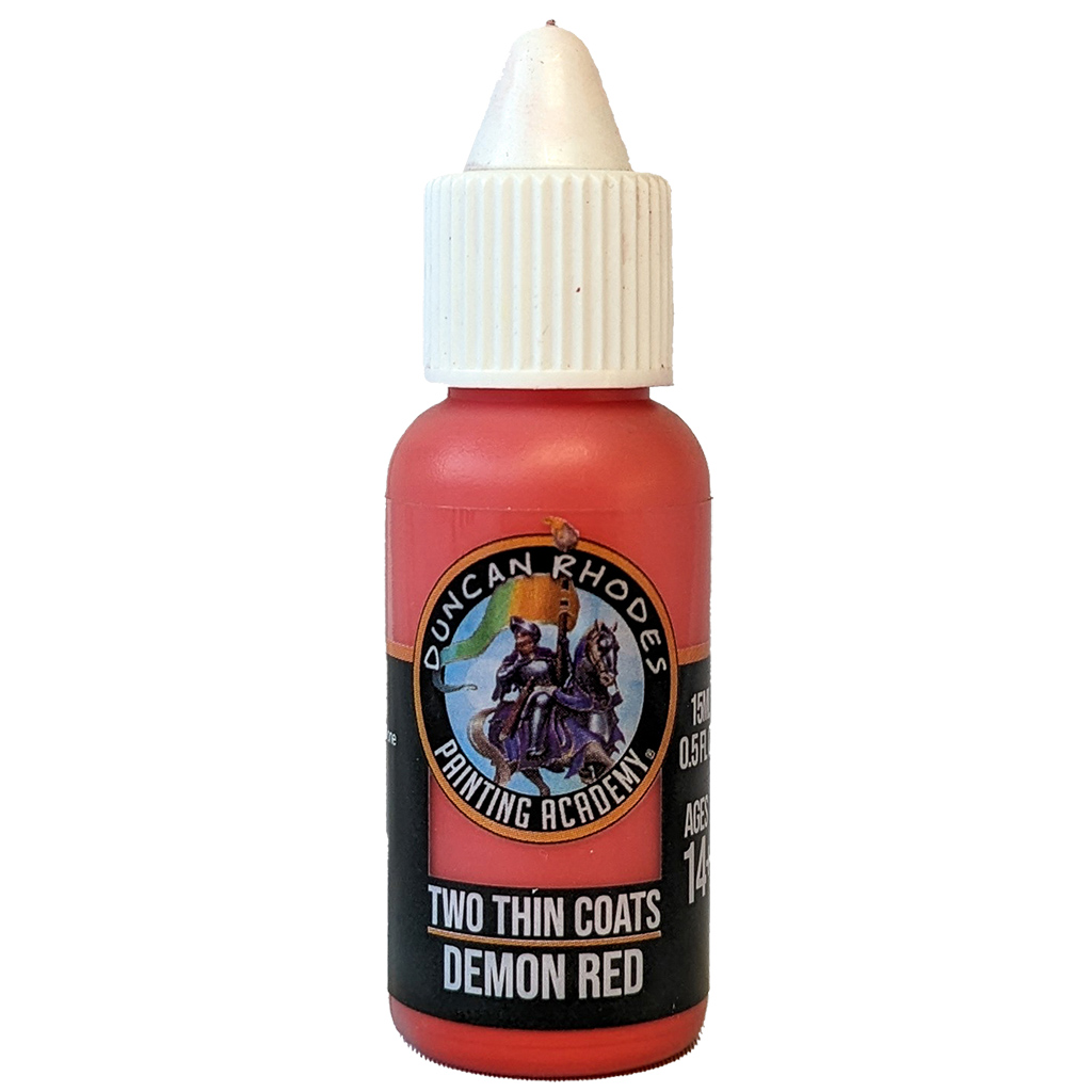 Two Thin Coats: Demon Red 15ml bottle