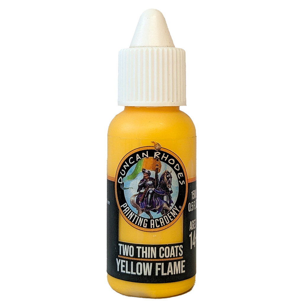 Two Thin Coats: Yellow Flame 15ml bottle