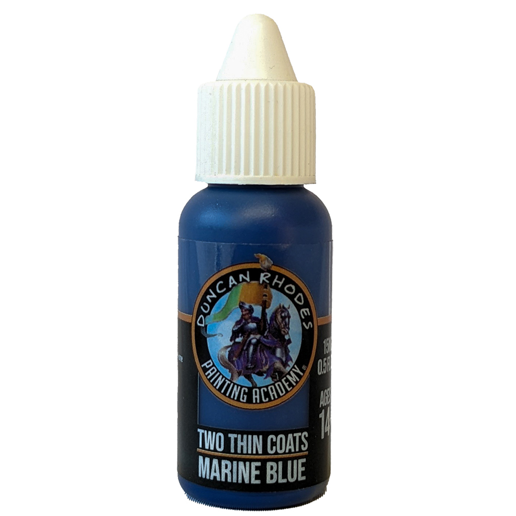 Two Thin Coats: Marine Blue 15ml bottle