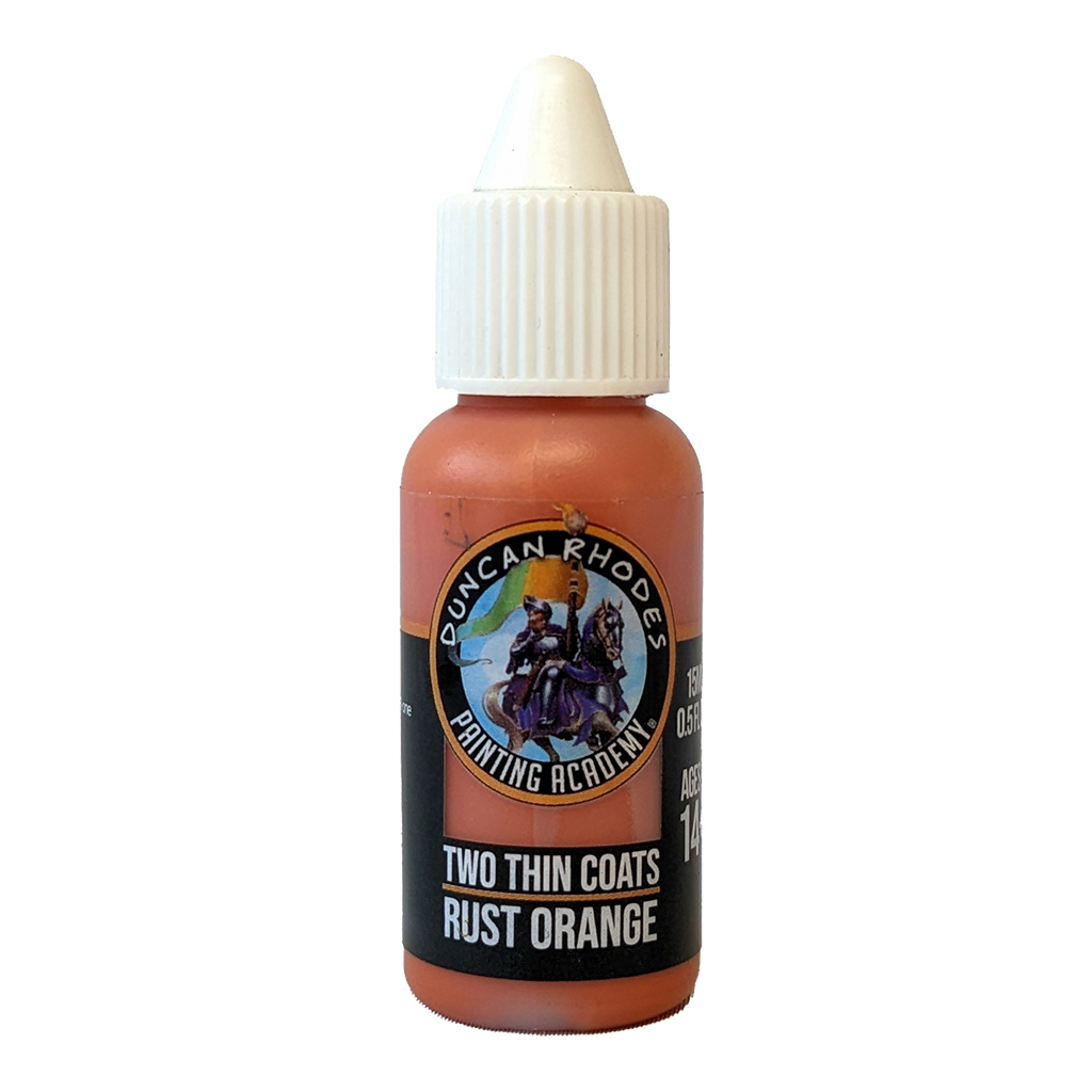 Two Thin Coats: Rust Orange 15ml bottle